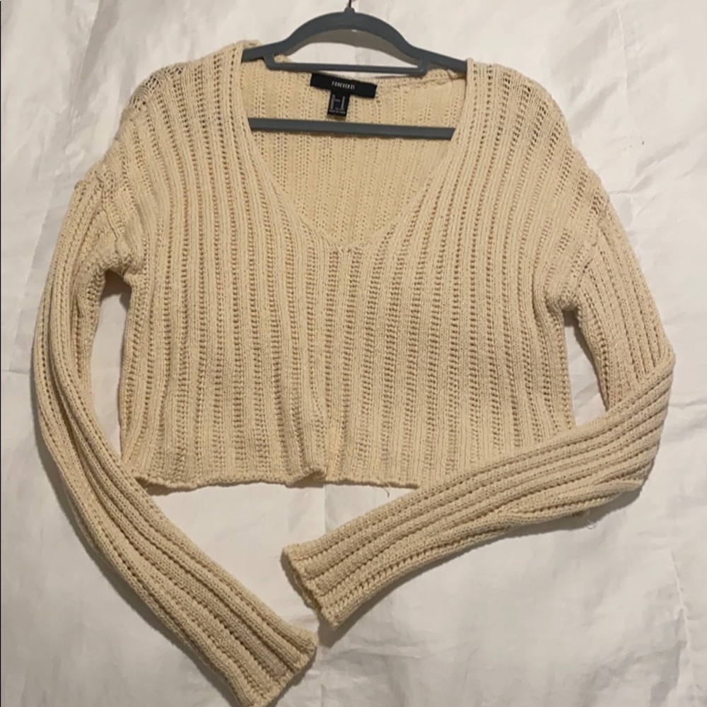 Cropped sweater